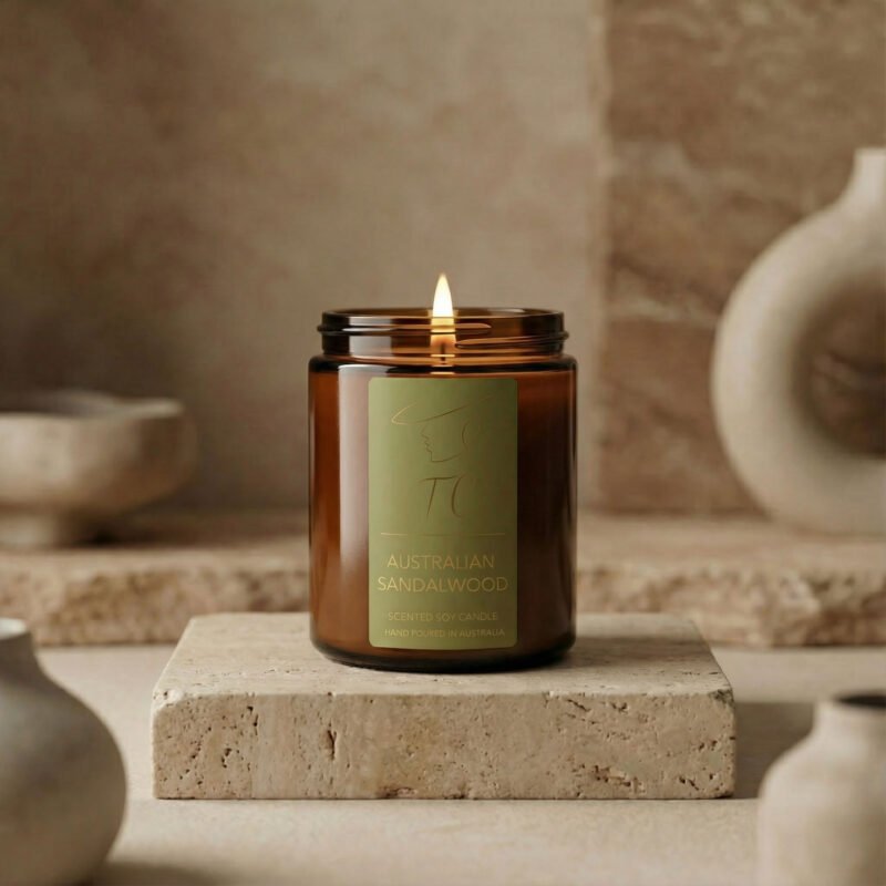 Australian Sandalwood Candles | Luxury Soy Candle