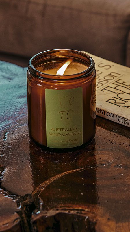 Candles Australian Sandalwood 4 Candles Australian Sandalwood - Image 4