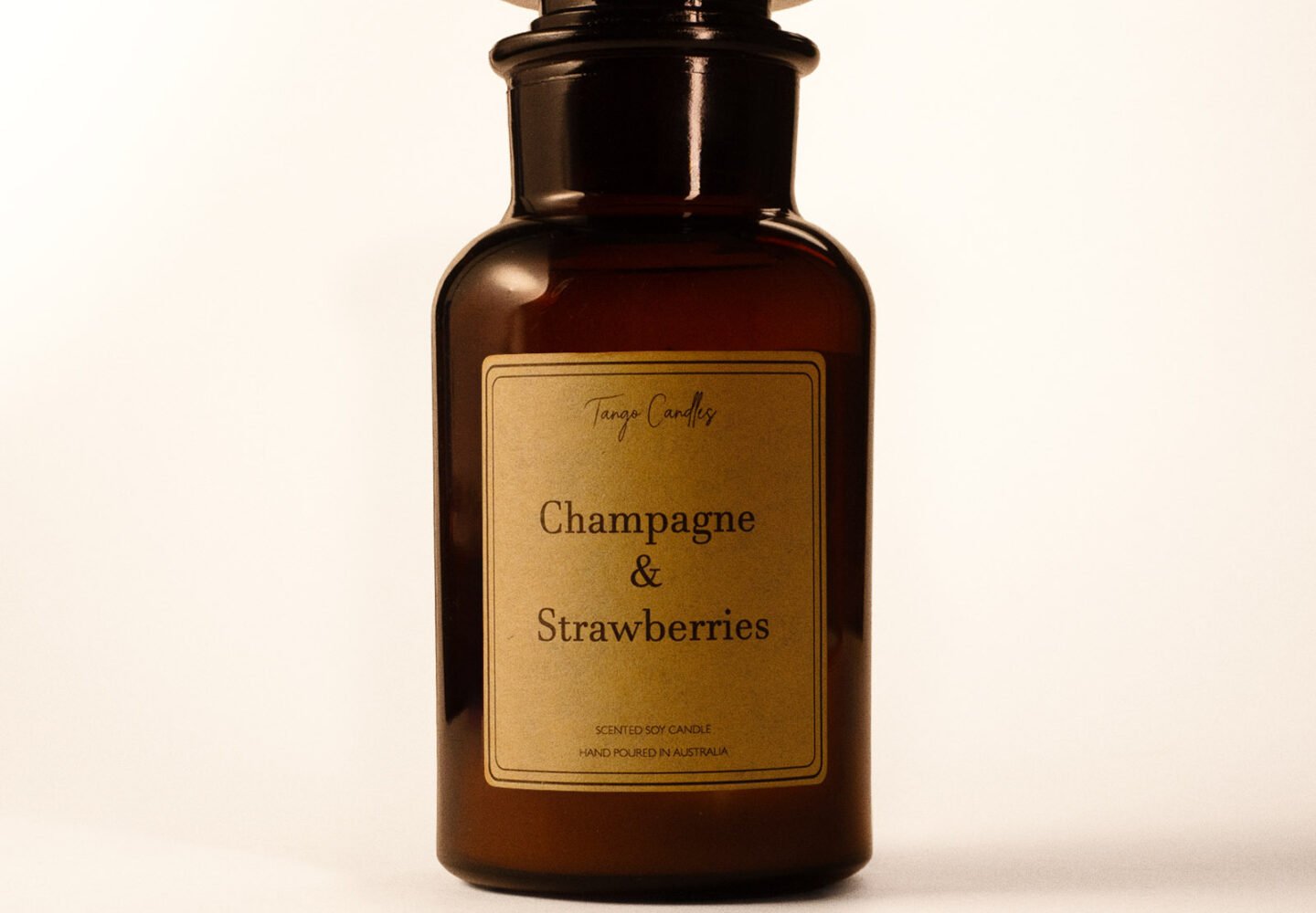 Luxury Champagne and Strawberries Candles | Tango Candles