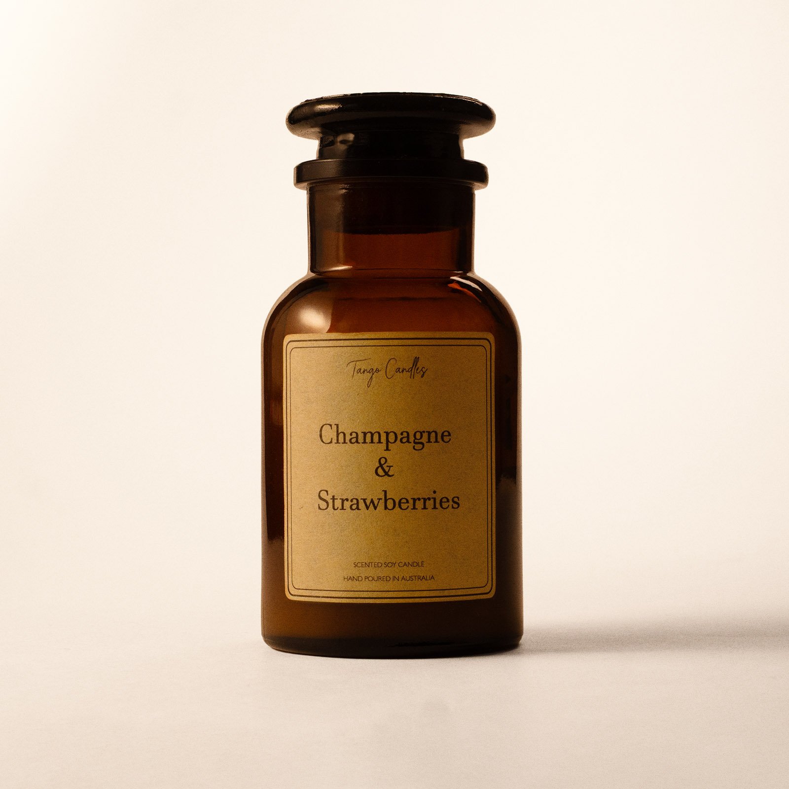 Luxury Champagne and Strawberries Candles | Tango Candles