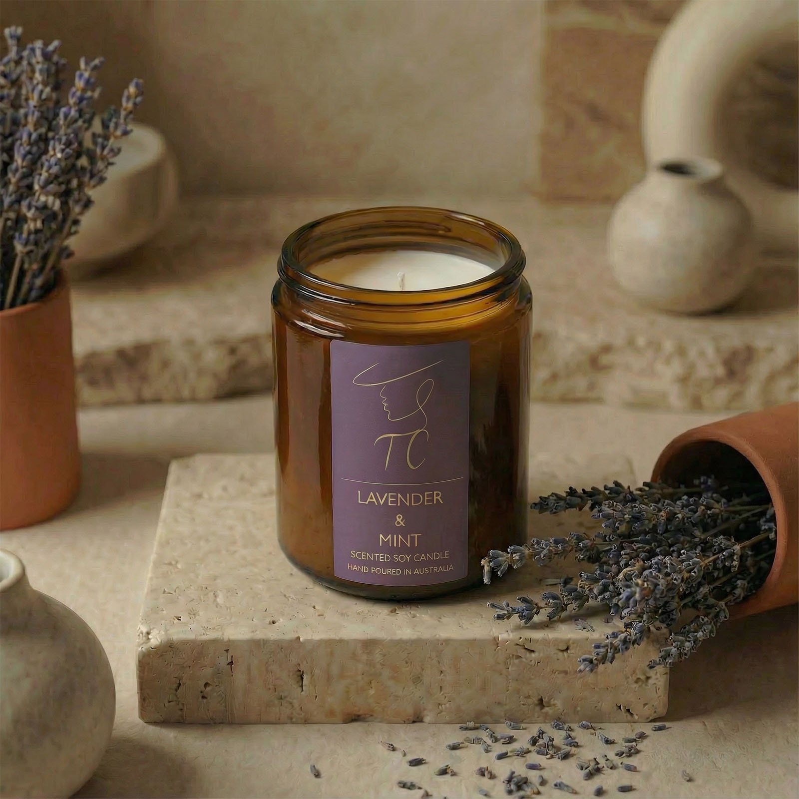 Lavender and Mint Candles | Clean and Luxury Fragrance