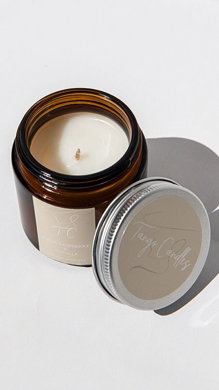 Candles Black Raspberry and Vainilla 3 Candles Black Raspberry and Vainilla - Image 3