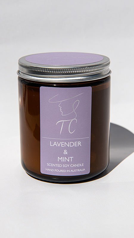 Candles Lavender and Mint 5 Candles Lavender and Mint - Image 5