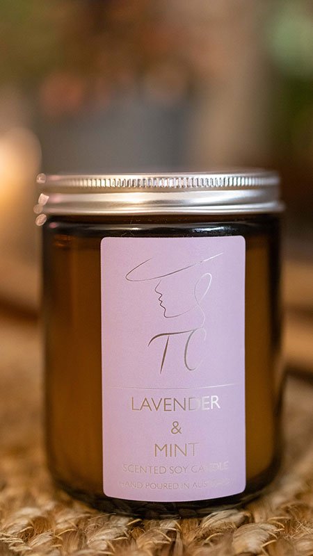 Candles Lavender and Mint 4 Candles Lavender and Mint - Image 4