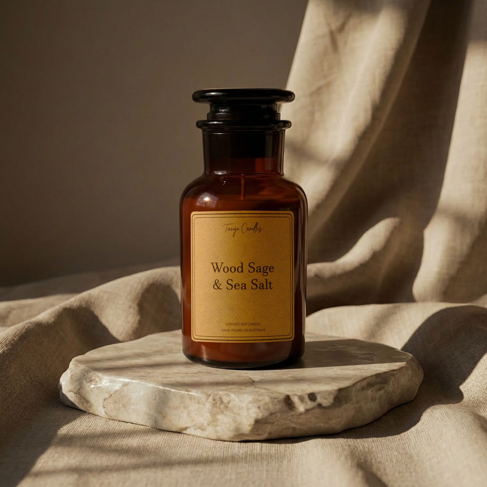 Wood Sage and Sea Salt Candles | Authentic Coastal Scents