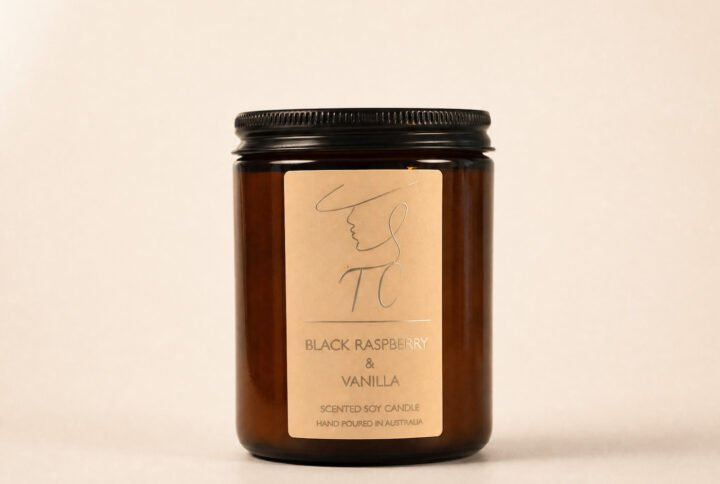 Black Raspberry and Vanilla Candles | Luxury Soy Candles