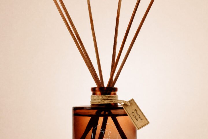 Smoked Whisky Reed Diffuser – Luxury Home Fragrance