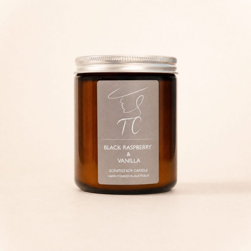 Black Raspberry & Vanilla Soy Candles | Hand-Poured in Australia