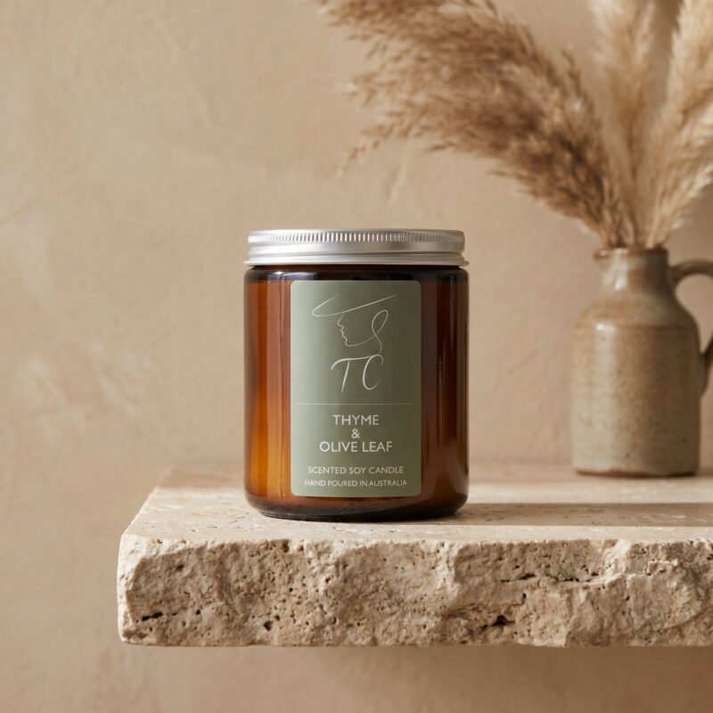 Thyme & Olive Leaf Candles | Clean and Luxury Fragrance